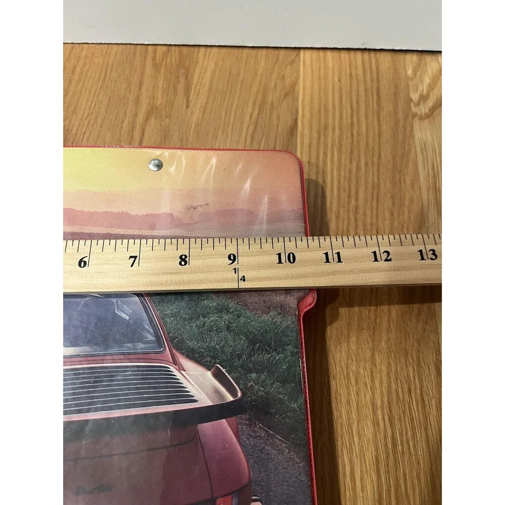 Vintage 1992 Mead Fast Lane Porsche 911 Turbo Car 3 Ring Binder Folder Notebook